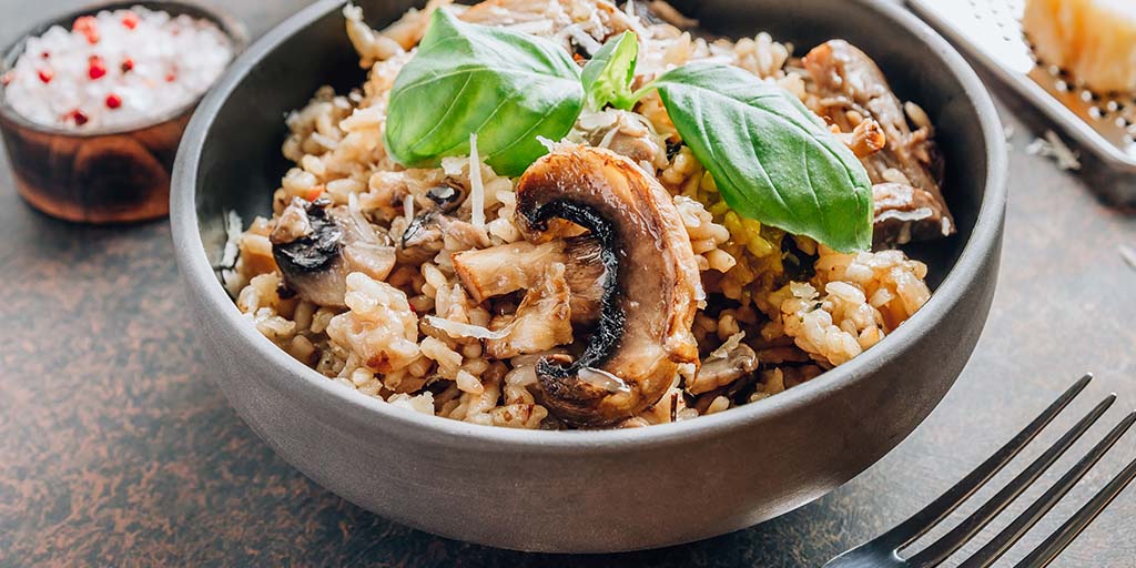 Wild mushroom and truffle risotto