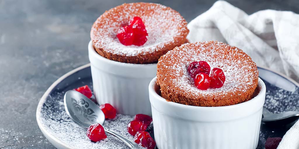 Christmas Cake Soufflé