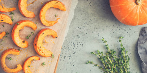 Grilled Pumpkin with Honey and Thyme